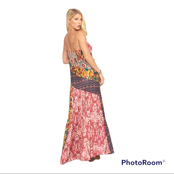 Free People x Revolve Holiday Herro Printed Maxi Dress; Brand new w/tag - Picture 6 of 8